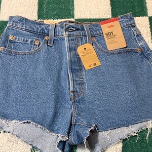 Levi's Women's Light Blue Jean Shorts